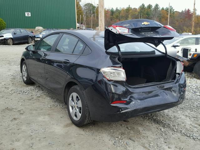 1G1BC5SM0G7310656 - 2016 CHEVROLET CRUZE LS BLACK photo 3