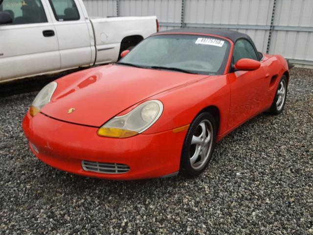 WP0CA2987VS621374 - 1997 PORSCHE BOXSTER RED photo 2