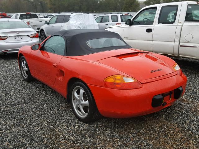 WP0CA2987VS621374 - 1997 PORSCHE BOXSTER RED photo 3