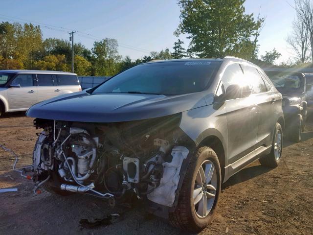 2FMPK4J89GBB17813 - 2016 FORD EDGE SEL GRAY photo 2