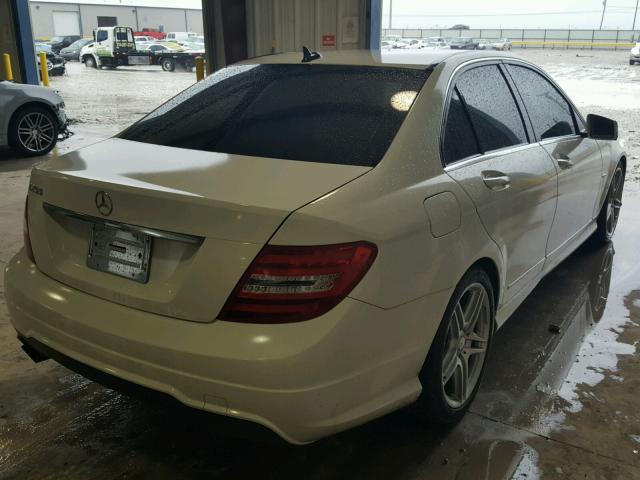 WDDGF4HB6CR214930 - 2012 MERCEDES-BENZ C 250 WHITE photo 4