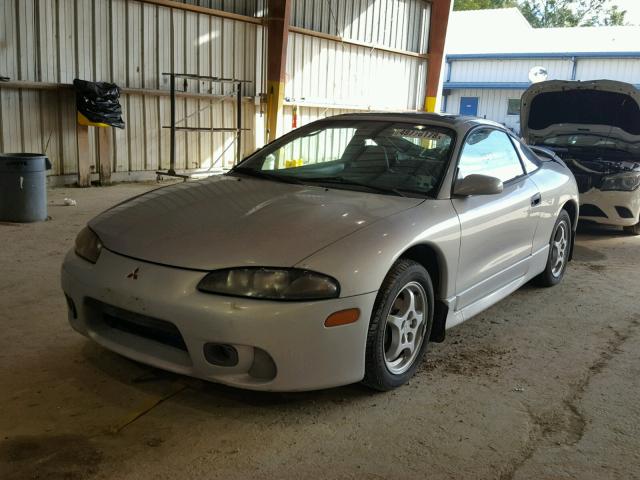 4A3AK44Y1WE031742 - 1998 MITSUBISHI ECLIPSE GS SILVER photo 2