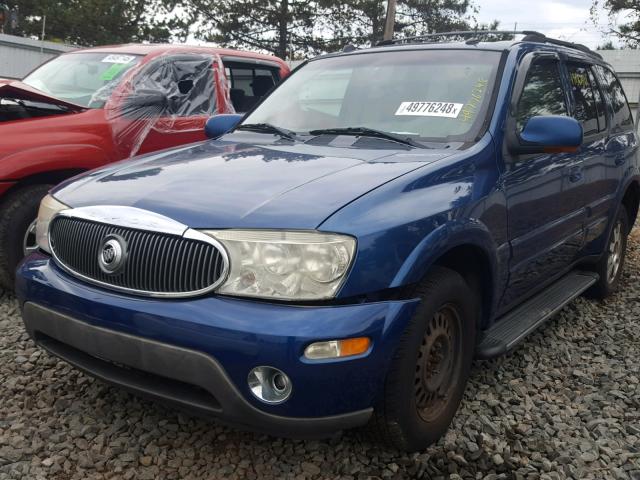 5GAET13M852169276 - 2005 BUICK RAINIER CX BLUE photo 2