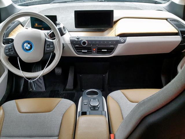 WBY1Z2C54EV285484 - 2014 BMW I3 BEV WHITE photo 9