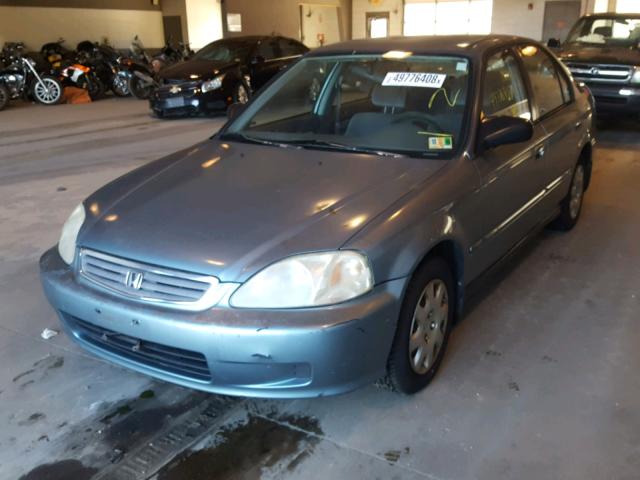 2HGEJ6616YH544307 - 2000 HONDA CIVIC BASE Mavi foto 2