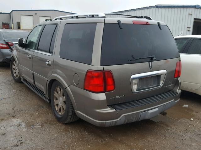 5LMFU27R44LJ07578 - 2004 LINCOLN NAVIGATOR Қоңыр фото 3