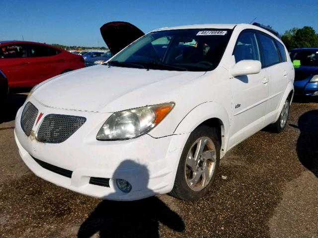 5Y2SL66885Z441958 - 2005 PONTIAC VIBE WHITE photo 2