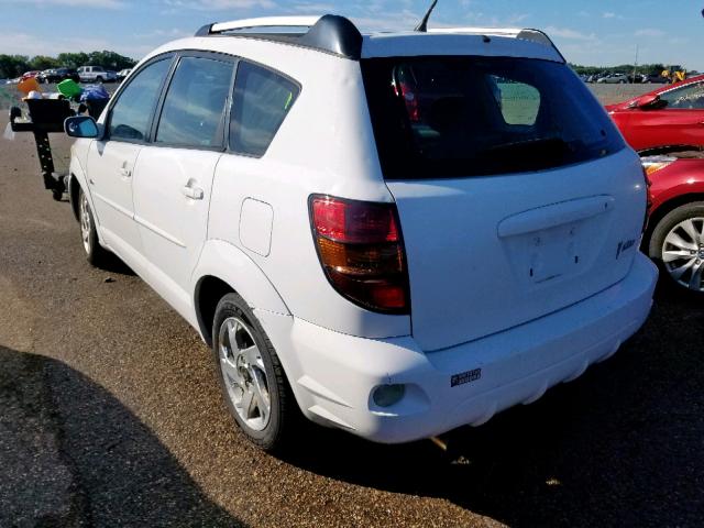 5Y2SL66885Z441958 - 2005 PONTIAC VIBE WHITE photo 3