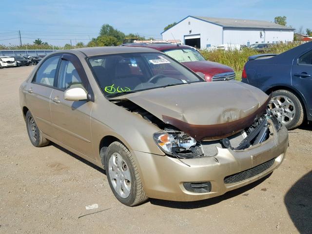 KNAFE221195657268 - 2009 KIA SPECTRA EX TAN photo 1