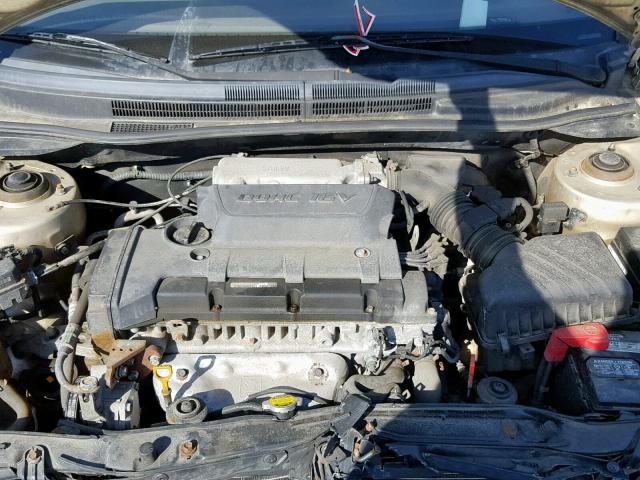 KNAFE221195657268 - 2009 KIA SPECTRA EX TAN photo 7