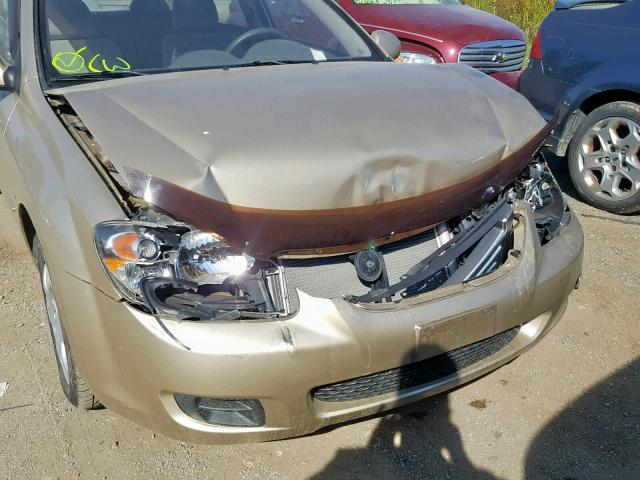 KNAFE221195657268 - 2009 KIA SPECTRA EX TAN photo 9