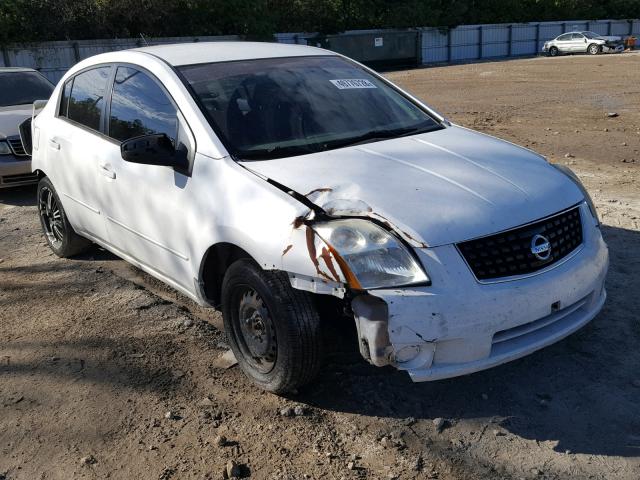 3N1AB61E18L648427 - 2008 NISSAN SENTRA 2.0 WHITE photo 1