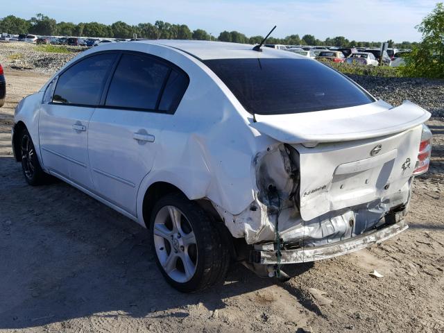 3N1AB61E18L648427 - 2008 NISSAN SENTRA 2.0 WHITE photo 3