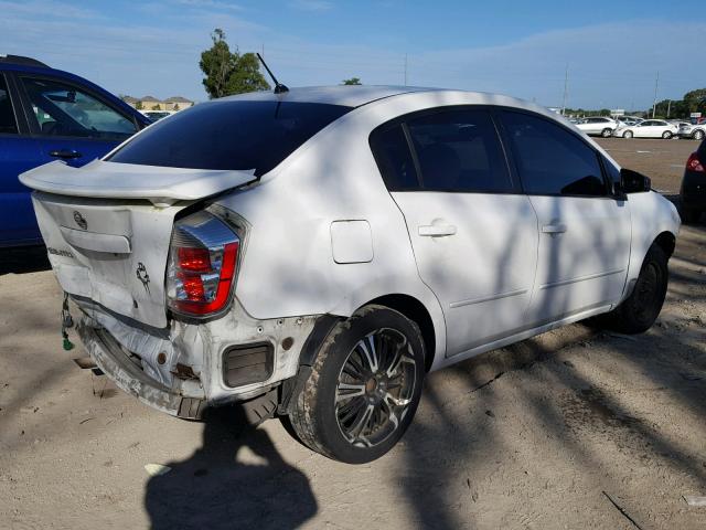 3N1AB61E18L648427 - 2008 NISSAN SENTRA 2.0 WHITE photo 4