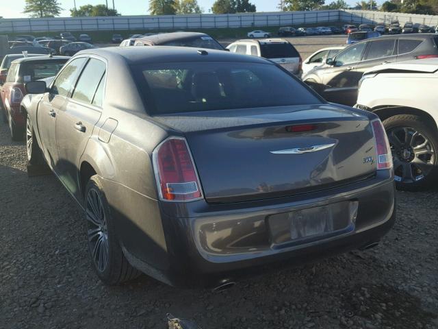 2C3CCABG7DH717277 - 2013 CHRYSLER 300 V6 GRAY photo 3