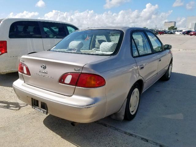 1NXBR18E3WZ098698 - 1998 TOYOTA COROLLA VE TAN photo 4