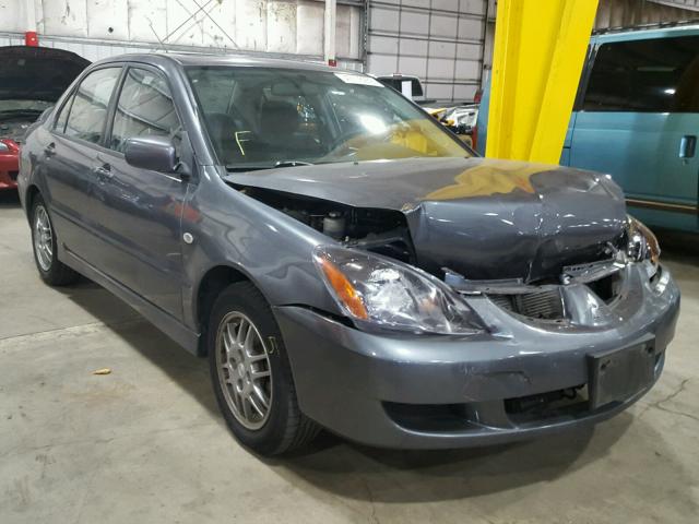 JA3AJ86E85U007604 - 2005 MITSUBISHI LANCER OZ GRAY photo 1