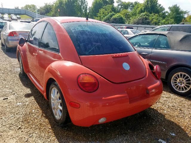 3VWCK31C45M414143 - 2005 VOLKSWAGEN NEW BEETLE 橙色 照片 3
