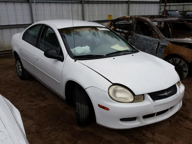 1C3ES46C9YD511899 - 2000 CHRYSLER NEON LE WHITE photo 1