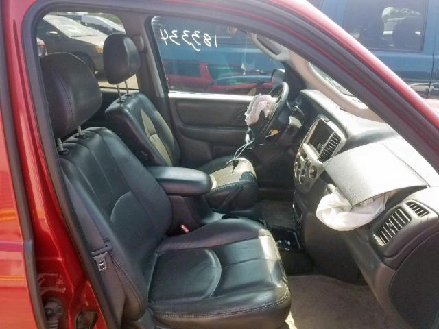 4F2CZ06104KM24002 - 2004 MAZDA TRIBUTE ES 红色 照片 5