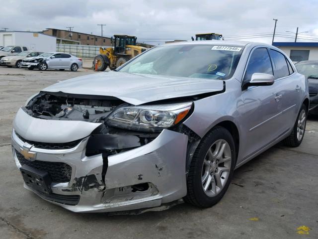 1G11C5SLXFF101531 - 2015 CHEVROLET MALIBU 1LT SILVER photo 2