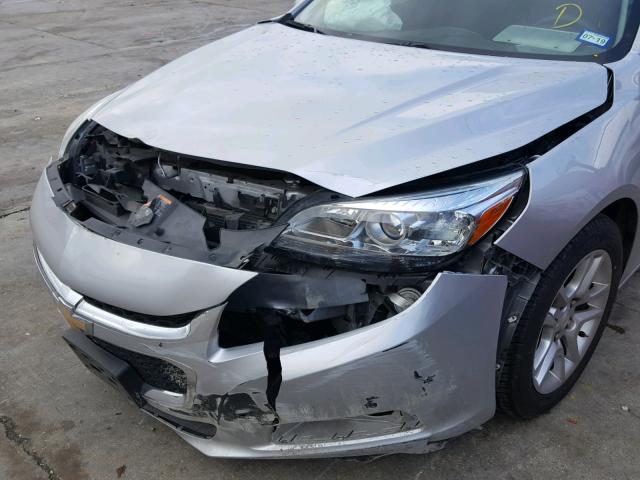 1G11C5SLXFF101531 - 2015 CHEVROLET MALIBU 1LT SILVER photo 9