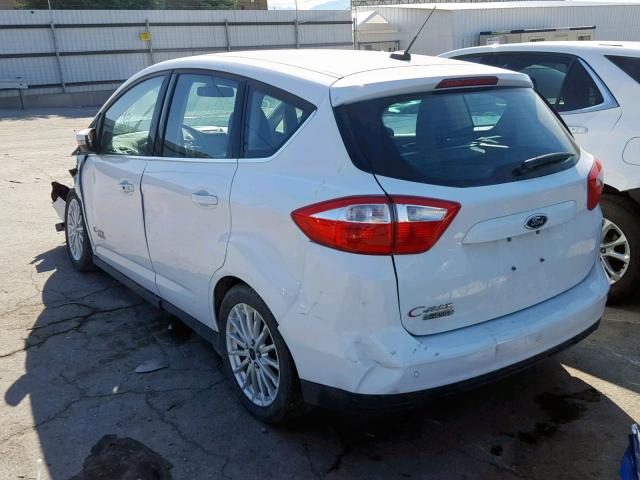 1FADP5CUXFL123021 - 2015 FORD C-MAX PREM WHITE photo 3