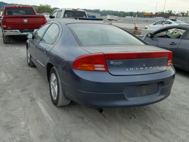 2B3HD46R11H627485 - 2001 DODGE INTREPID S ლურჯი ფოტო 3