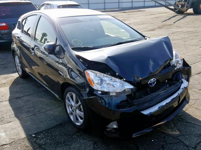 JTDKDTB33E1062659 - 2014 TOYOTA PRIUS C BLACK photo 1