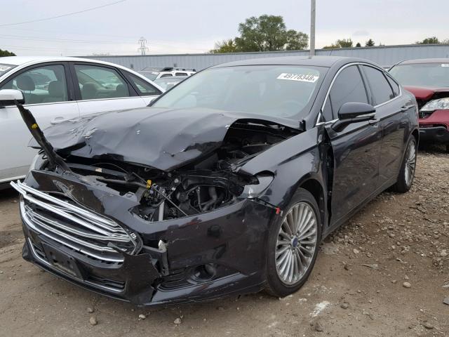 3FA6P0K93DR220598 - 2013 FORD FUSION TIT BLACK photo 2