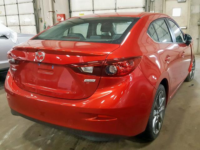 3MZBN1V3XJM199329 - 2018 MAZDA 3 TOURING RED photo 4