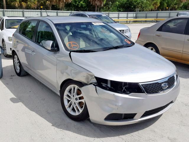 KNAFU5A29C5569042 - 2012 KIA FORTE EX SILVER photo 1