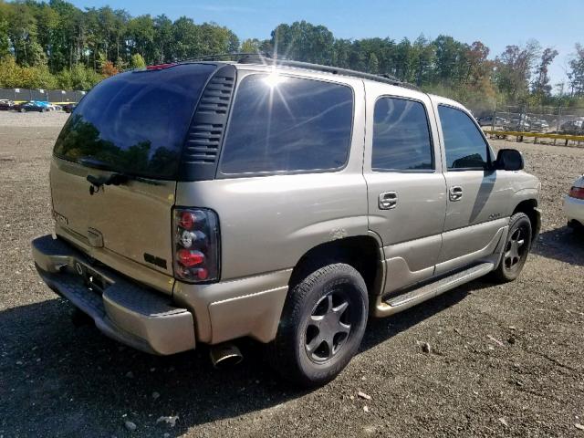 1GKEK63U22J290860 - 2002 GMC DENALI TAN photo 4