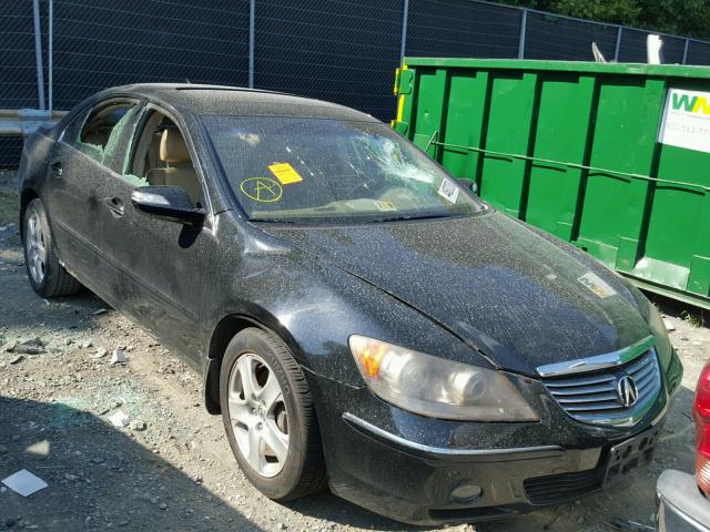 JH4KB16516C005404 - 2006 ACURA RL BLACK photo 1