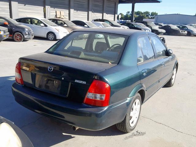 JM1BJ2221X0125440 - 1999 MAZDA PROTEGE DX GREEN photo 4