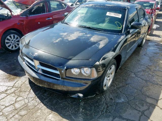 2B3CA3CV2AH309518 - 2010 DODGE CHARGER SX BLACK photo 2