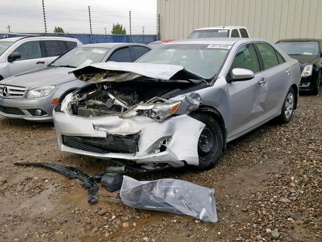 4T1BF1FK9CU002506 - 2012 TOYOTA CAMRY BASE SILVER photo 2