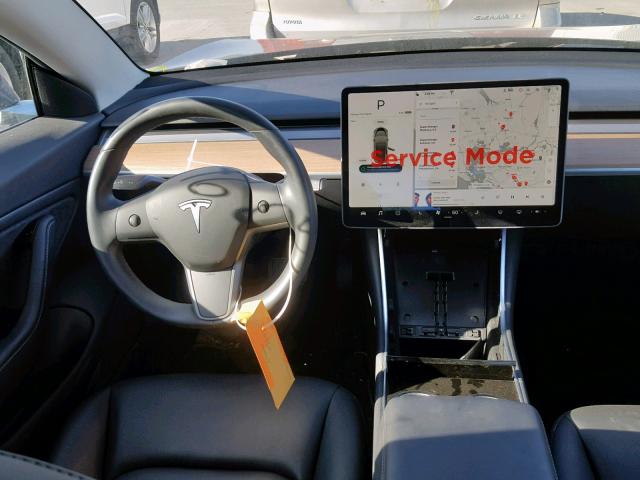 5YJ3E1EB9JF066337 - 2018 TESLA MODEL 3 GRAY photo 9