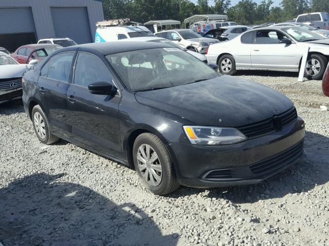 3VW2K7AJ7CM424762 - 2012 VOLKSWAGEN JETTA BASE 黑色 照片 1