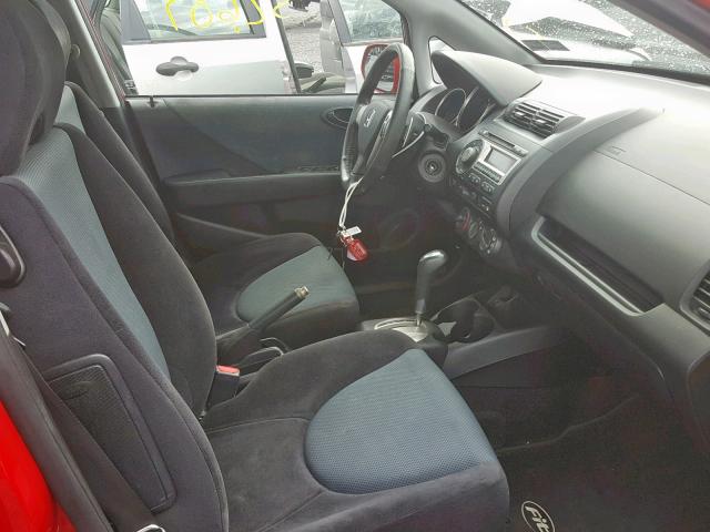 JHMGD386X7S027572 - 2007 HONDA FIT S 红色 照片 5