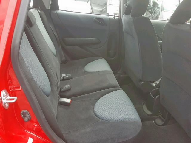 JHMGD386X7S027572 - 2007 HONDA FIT S 红色 照片 6