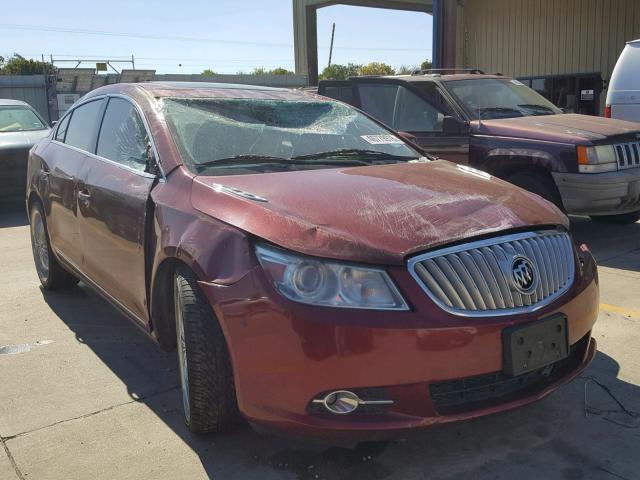 1G4GE5GV6AF196910 - 2010 BUICK LACROSSE C RED photo 1