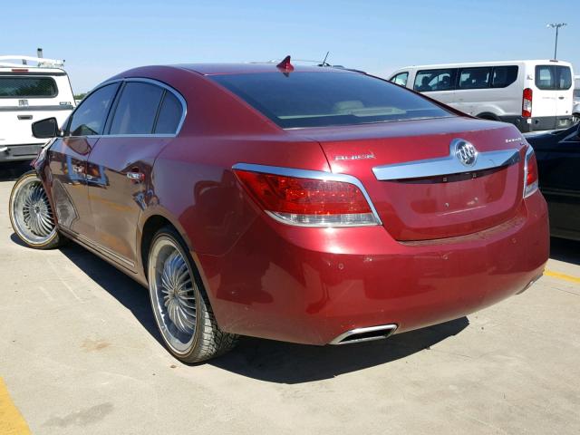 1G4GE5GV6AF196910 - 2010 BUICK LACROSSE C RED photo 3