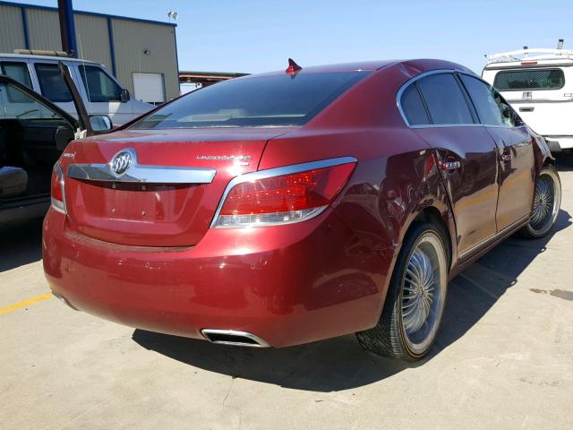 1G4GE5GV6AF196910 - 2010 BUICK LACROSSE C RED photo 4