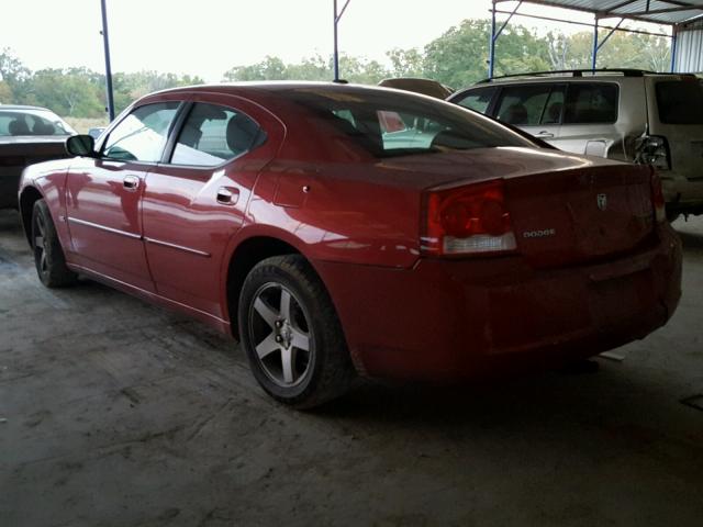 2B3CA3CV9AH277053 - 2010 DODGE CHARGER SX MAROON photo 3