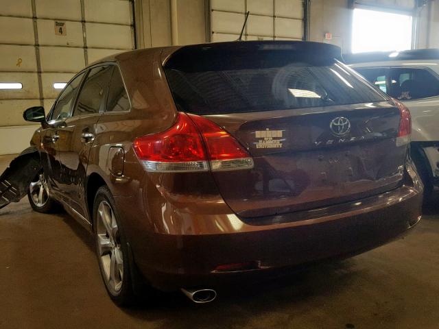 4T3BK3BB1BU053193 - 2011 TOYOTA VENZA BROWN photo 3