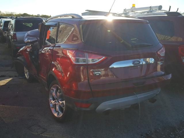 1FMCU9J94EUA11405 - 2014 FORD ESCAPE TIT RED photo 3