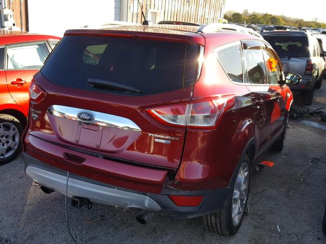 1FMCU9J94EUA11405 - 2014 FORD ESCAPE TIT RED photo 4