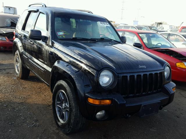 1J8GL38K33W567522 - 2003 JEEP LIBERTY RE BLACK photo 1