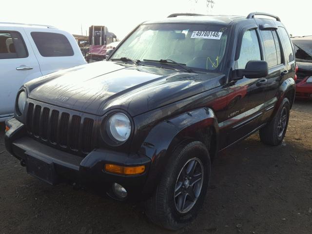 1J8GL38K33W567522 - 2003 JEEP LIBERTY RE BLACK photo 2